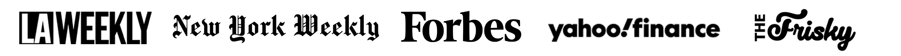 Press logos featuring Brandon Medford